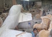 Kreativitas Warga Licin, Ciptakan Rangka Pesawat Mustang
