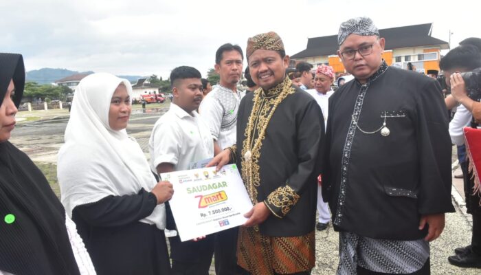Pada Momentum HJS Bupati Luncurkan Bantuan Saudagar Z Mart