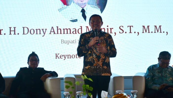 Bupati Dony Buka Kongres Kebudayaan Sumedang