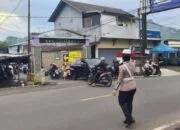 Polres Sumedang Gelar Pengaturan Lalu Lintas Pagi di 28 Titik Strategis