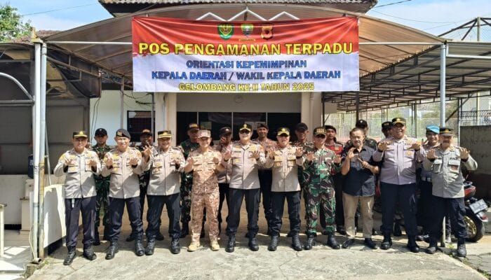 Polres Sumedang Gelar Apel Pengamanan Retreat Kepemimpinan Kepala Daerah Gelombang II di IPDN Jatinangor