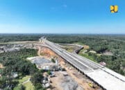 Interchange Ness Muara Jambi Hampir Rampung, Waktu Tempuh ke Kota Jambi Cepat