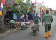 Kodim 0610/Sumedang dan Warga Surian Bersinergi Wujudkan Akses Air Bersih dan Cinta Tanah Air