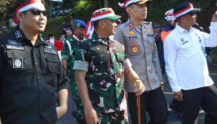 Merah Putih Membentang di Cadas Pangeran, Momentum Semangat Kebangsaan