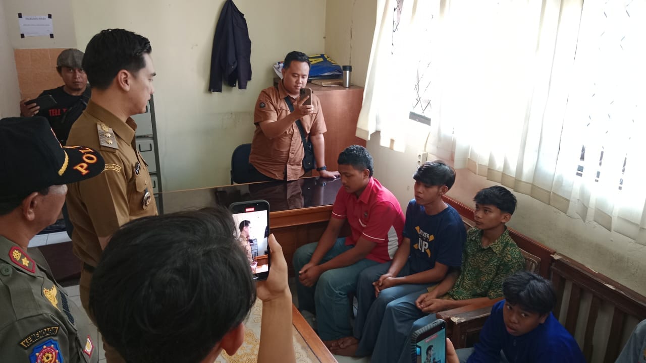 pelajar terjaring razia Sumedang