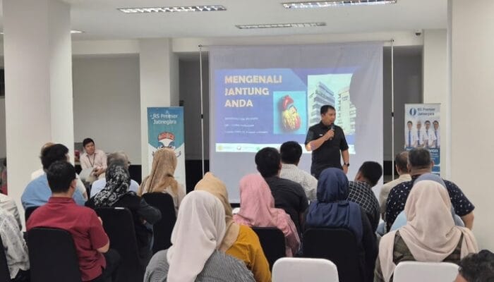 BRI Branch Office Otista Region 6/Jakaarta 1 Gandeng RS Premiere Jatinegara Gelar Sosialisasi dan Pemeriksaan EKG bagi Pekerja