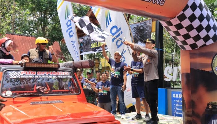 ​Ajang Silaturahmi: Offroad “Ulin Bareng Soldadu” di Sumedang Berjalan Kondusif
