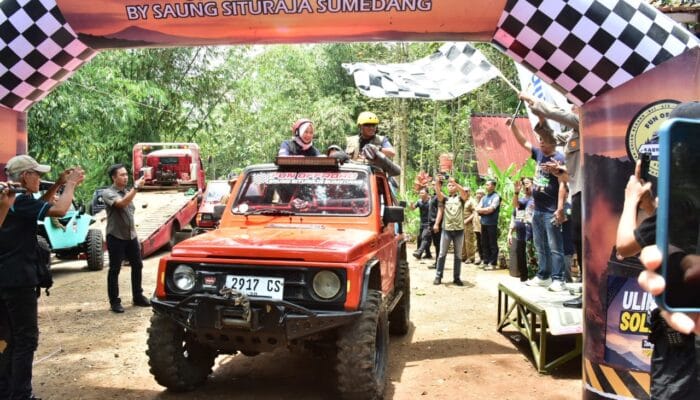 200 Offroader Ramaikan UBAR Soldadu 4, Promosi Wisata Alam Sumedang