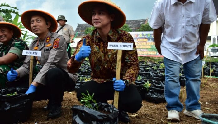 Gerakan Menanam Ubi Cilembu di Polybag, Inovasi Polres Sumedang Ajak Anak Muda Bertani Modern
