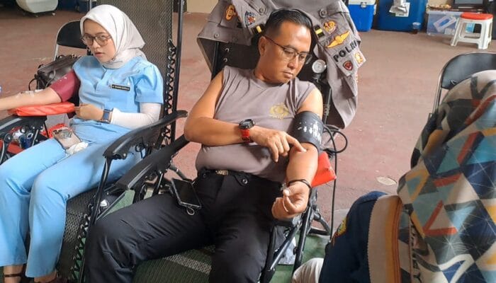 HUT Humas Polri ke-74: Polres Sumedang Cihuy Ajak All Out Donor Darah!