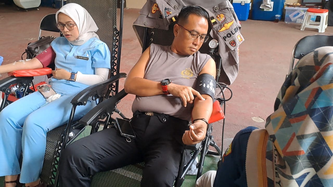 Donor Darah Polres Sumedang