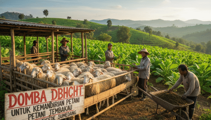🐑 Cuan Ganda! Petani Tembakau Sumedang Happy Dapat Bantuan Domba DBHCHT