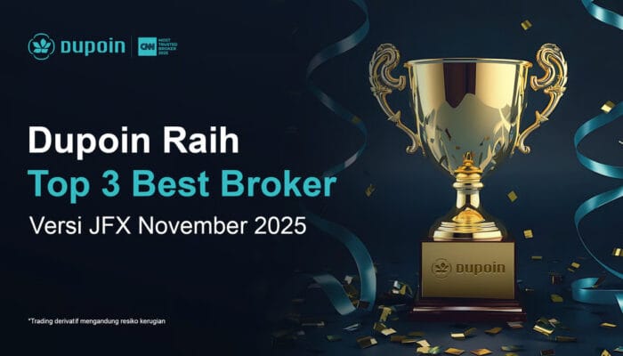 Dupoin Raih Top 3 Pialang dengan Volume Transaksi Terbesar November 2025 versi JFX