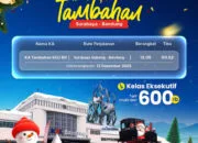 KAI Daop 8 Surabaya Operasikan Kereta Api Tambahan Surabaya–Bandung untuk Penuhi Kebutuhan Mobilitas Akhir Tahun