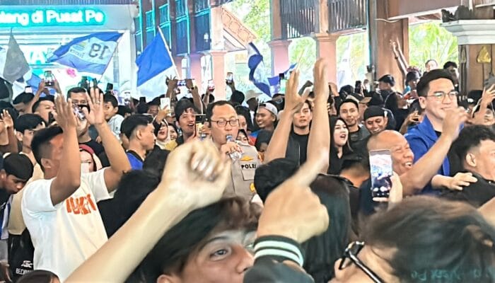 Nobar Persib vs Persija di Sumedang Berlangsung Aman dan Kondusif, Ribuan Bobotoh Padati Lokasi