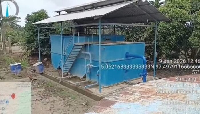 Kementerian PU Perbaiki SPAM IKK Langkahan di Kabupaten Aceh Utara, Pasokan Air Pulih