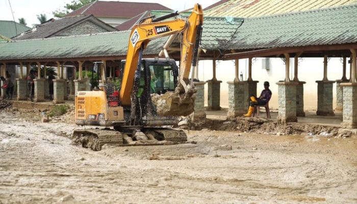 RSUD Tamiang Kembali Beroperasi, Kementerian PU Lanjutkan Pembersihan Lumpur dan Sediakan Air Bersih