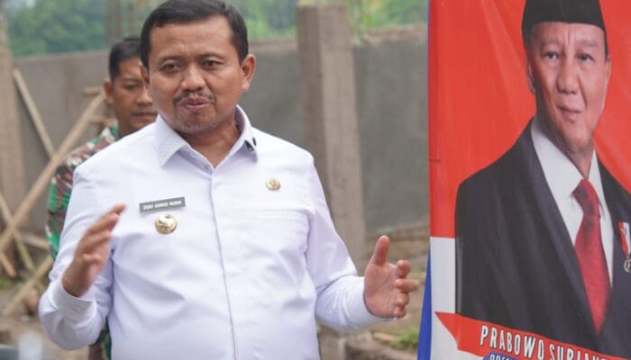 Gaspol Ekonomi Desa! Bupati Dony Ahmad Munir Tinjau Proyek Strategis KDMP Haurkuning