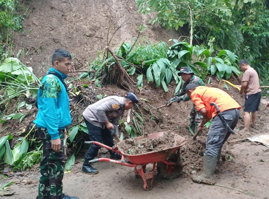 Tanah Longsor di Cipanas