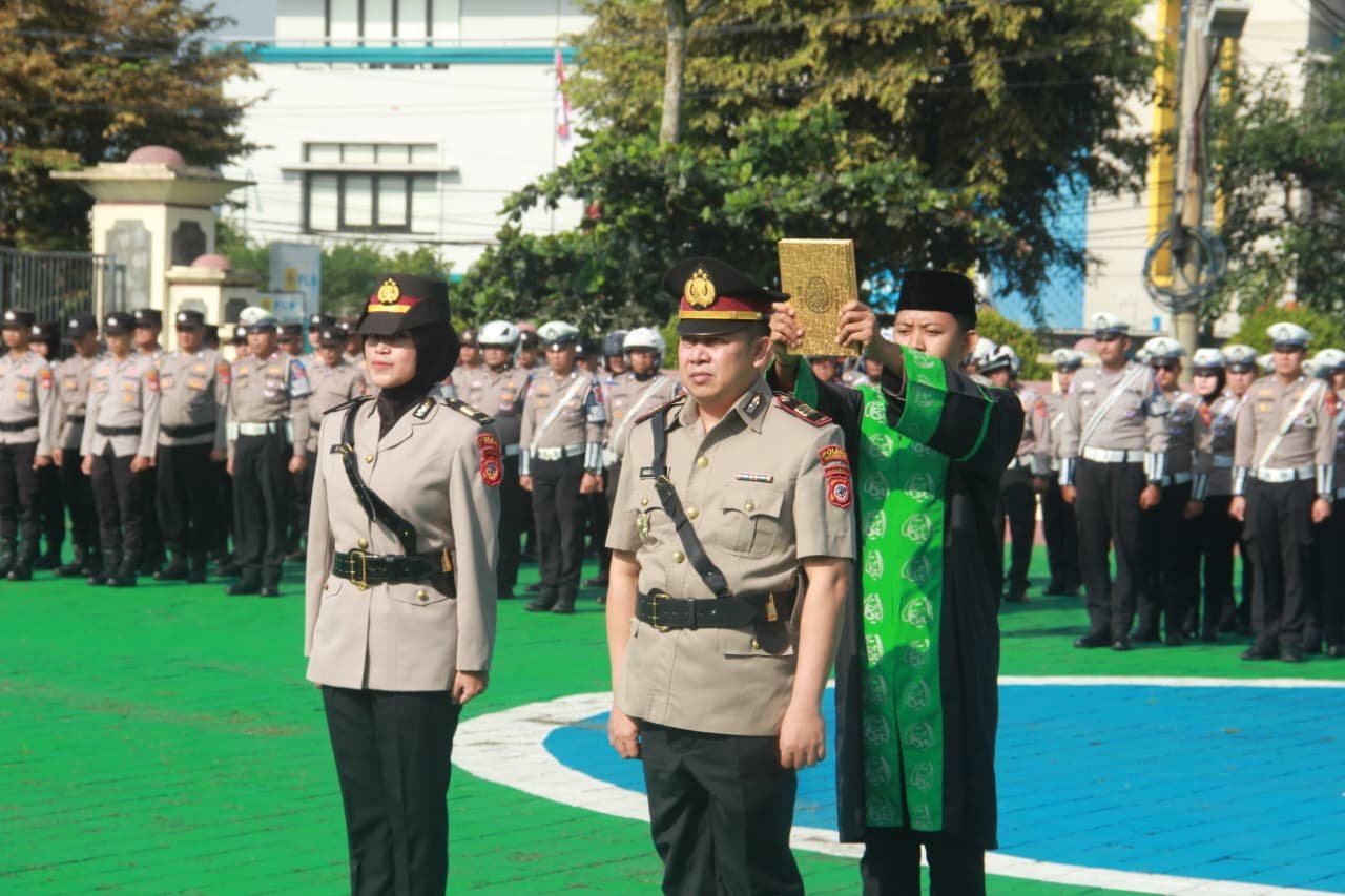 Kapolres Pimpin Sertijab & Pangkat Pengabdian, Polres Sumedang Solid!