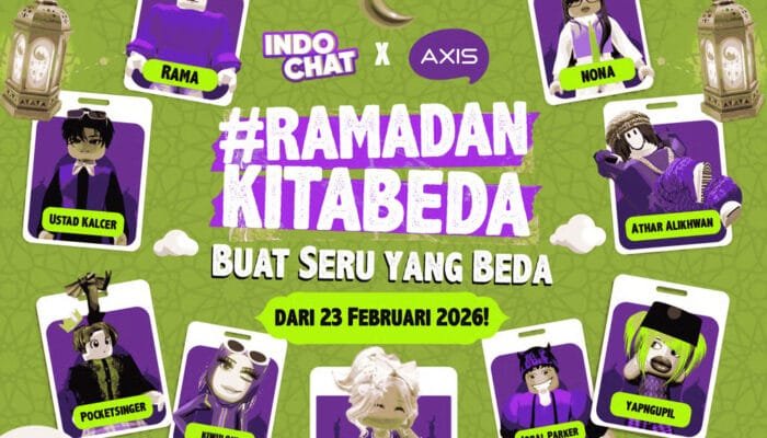 AXIS Bersama EVOS Ramaikan Roblox Lewat Aktivasi #RamadanKitaBeda di Map Indo Chat