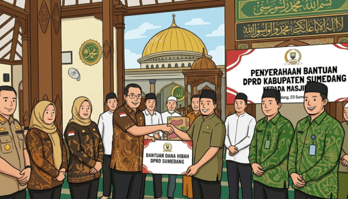 Safari Ramadan DPRD Sumedang: Serap Aspirasi dan Bantu Masjid