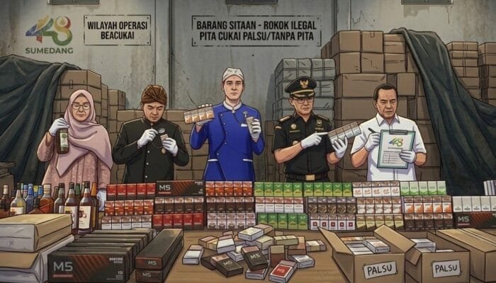Peredaran Rokok Ilegal di Sumedang Bikin Negara Rugi Rp1,5 M