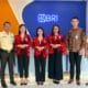 Semarak Hari Kartini, Pekerja BRI Branch Office Pantai Indah Kapuk Tampil Elegan dengan Kebaya Merah