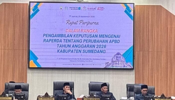 Raperda Perubahan APBD 2026 Disetujui DPRD Sumedang